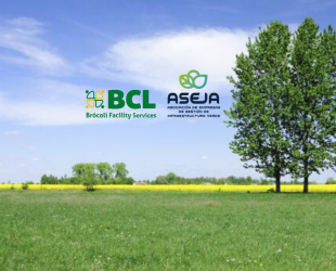 Logos de BCL y ASEJA sobre un paisaje